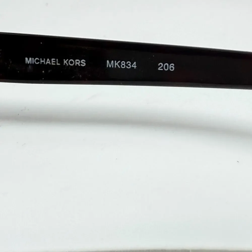 Michael Kors‎ Eyeglasses MK834 206 Tortoise Rectangular Frame 52-17-135 H18831